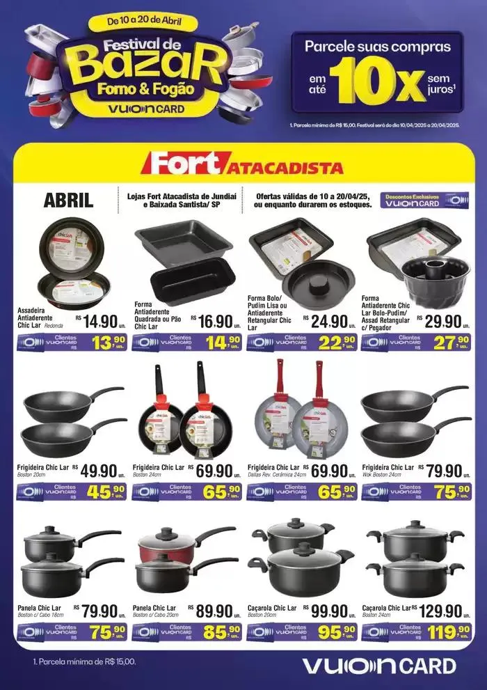 Encarte de Forno e Fogão 10 a 20 ABR 25 Jundiai e Santos 10 de abril até 20 de abril 2025 - Pagina 1