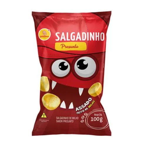 Salgadinho de Milho GBarbosa Presunto 100g