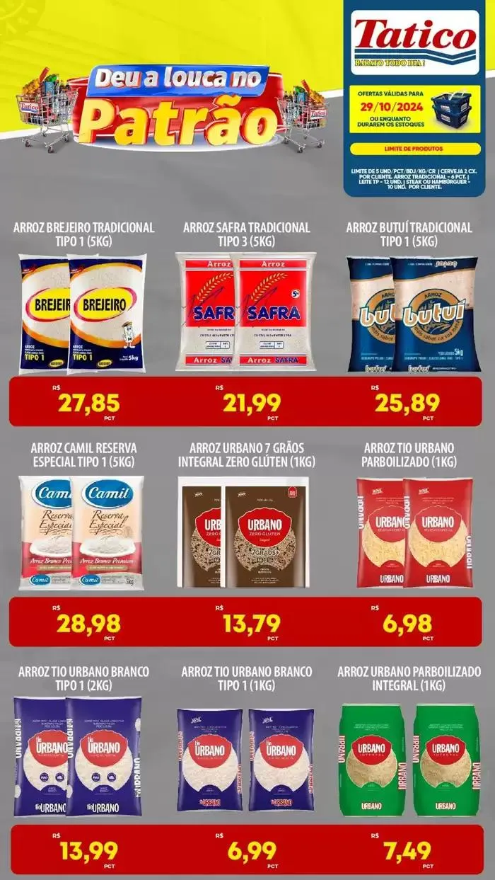 Encarte de Ótima oferta para todos os clientes 29 de outubro até 29 de outubro 2024 - Pagina 1