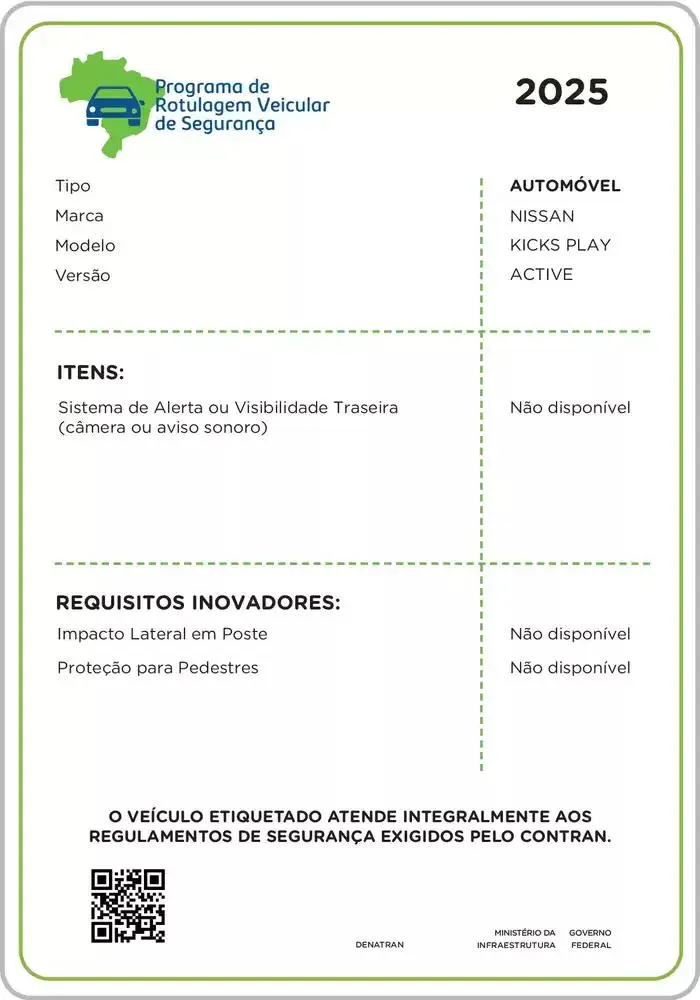 Encarte de NISSAN KICKS PLAY 8 de fevereiro até 31 de dezembro 2025 - Pagina 1