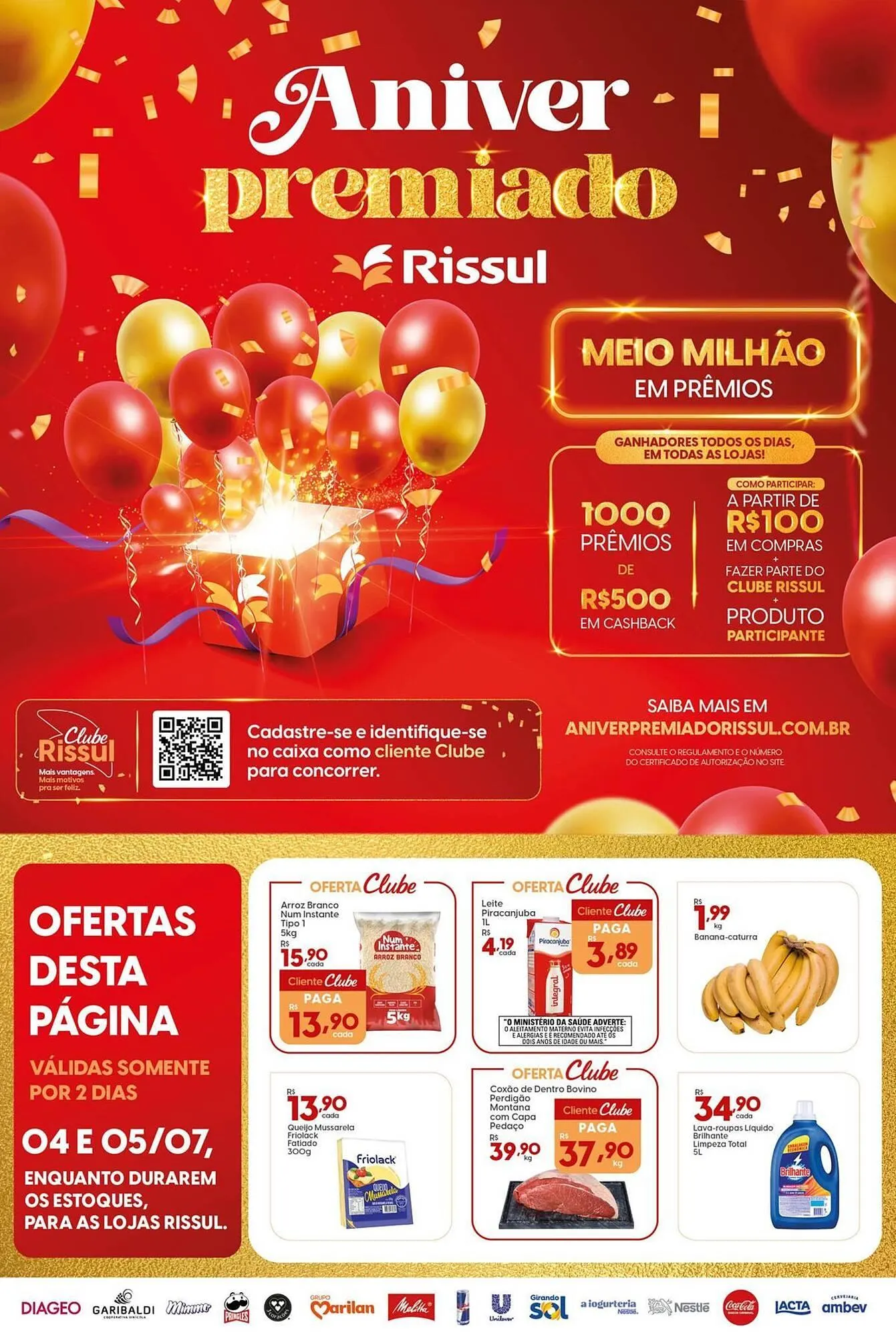 Encarte de Catálogo Supper Rissul 4 de julho até 5 de julho 2025 - Pagina 1