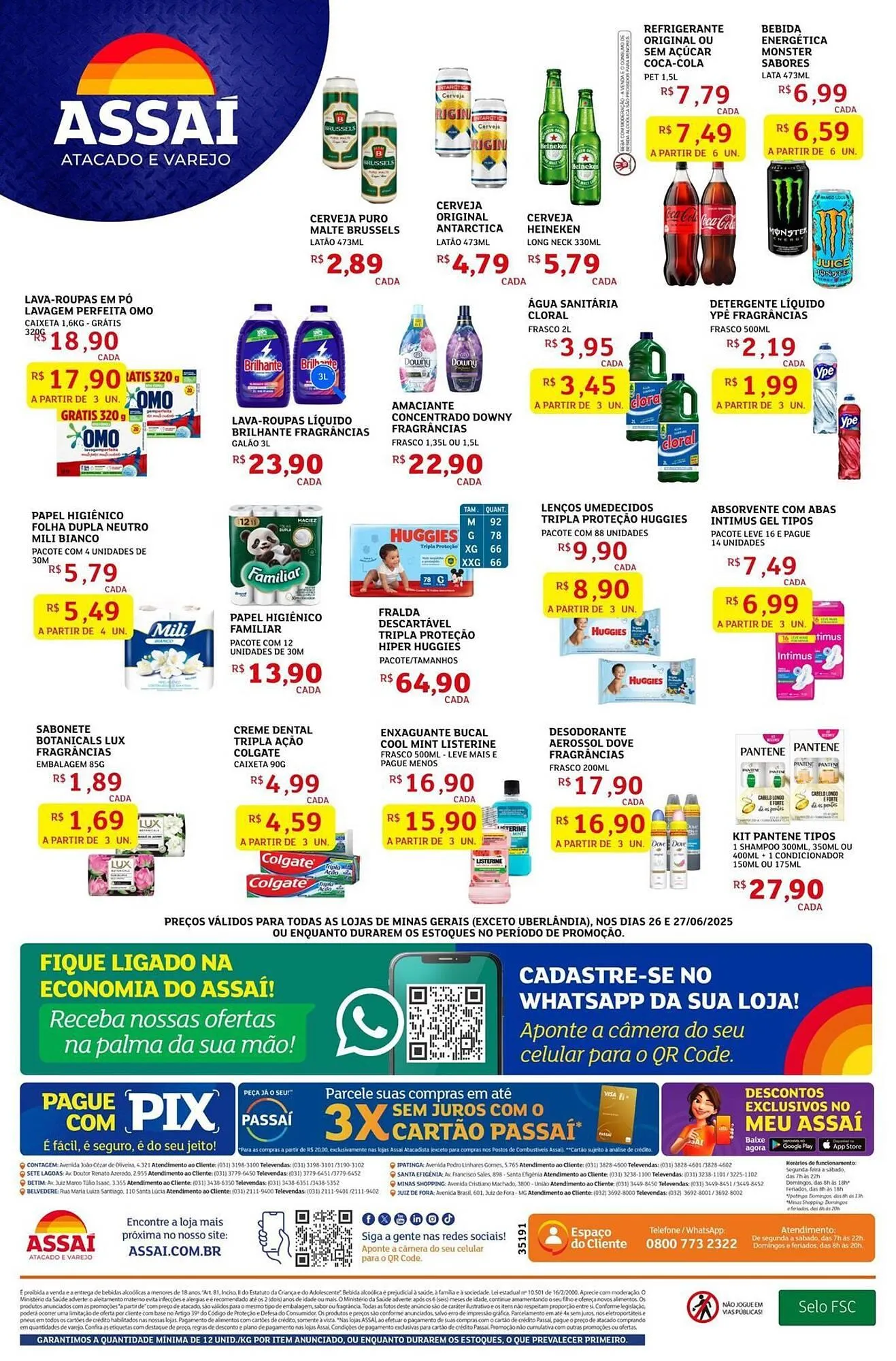 Encarte de Catálogo Assaí Atacadista 26 de junho até 27 de junho 2025 - Pagina 2