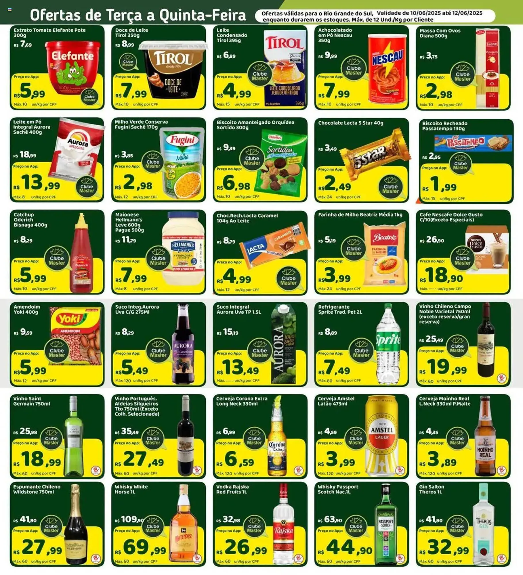 Encarte de Catálogo Master Supermercados 10 de junho até 13 de junho 2025 - Pagina 3