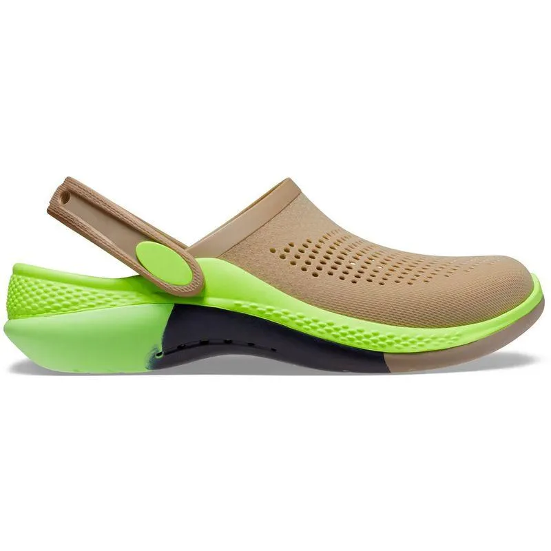 Sandália Crocs LiteRide 360 Ombre Marbled Clog KHAKI/MULTI