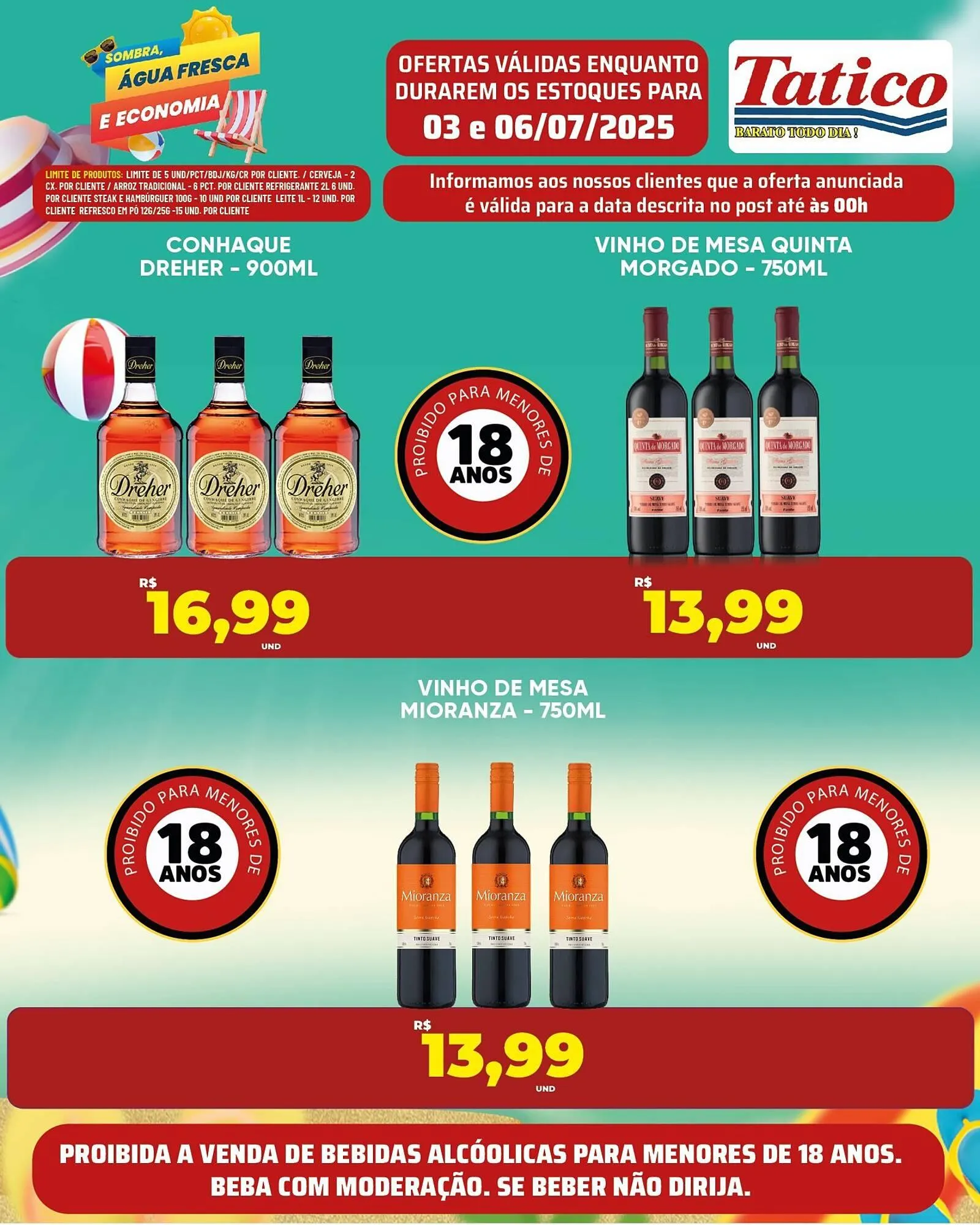 Encarte de Catálogo Tatico 3 de julho até 3 de julho 2025 - Pagina 1