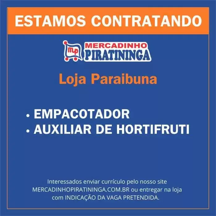 Encarte Mercadinho Piratininga - 1