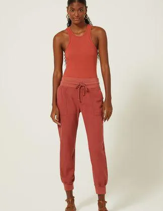 Calça Sarja Jogger Amarração