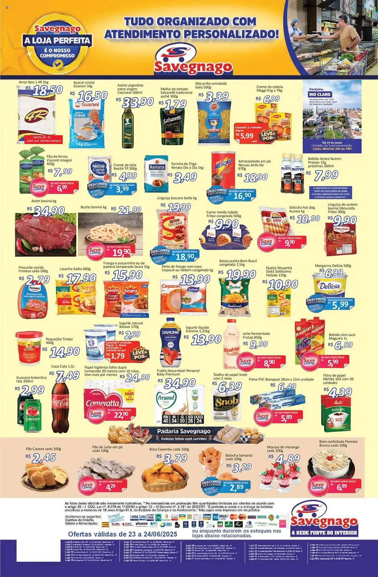 Encarte de Catálogo Supermercados Savegnago 23 de junho até 24 de junho 2025 - Pagina 2