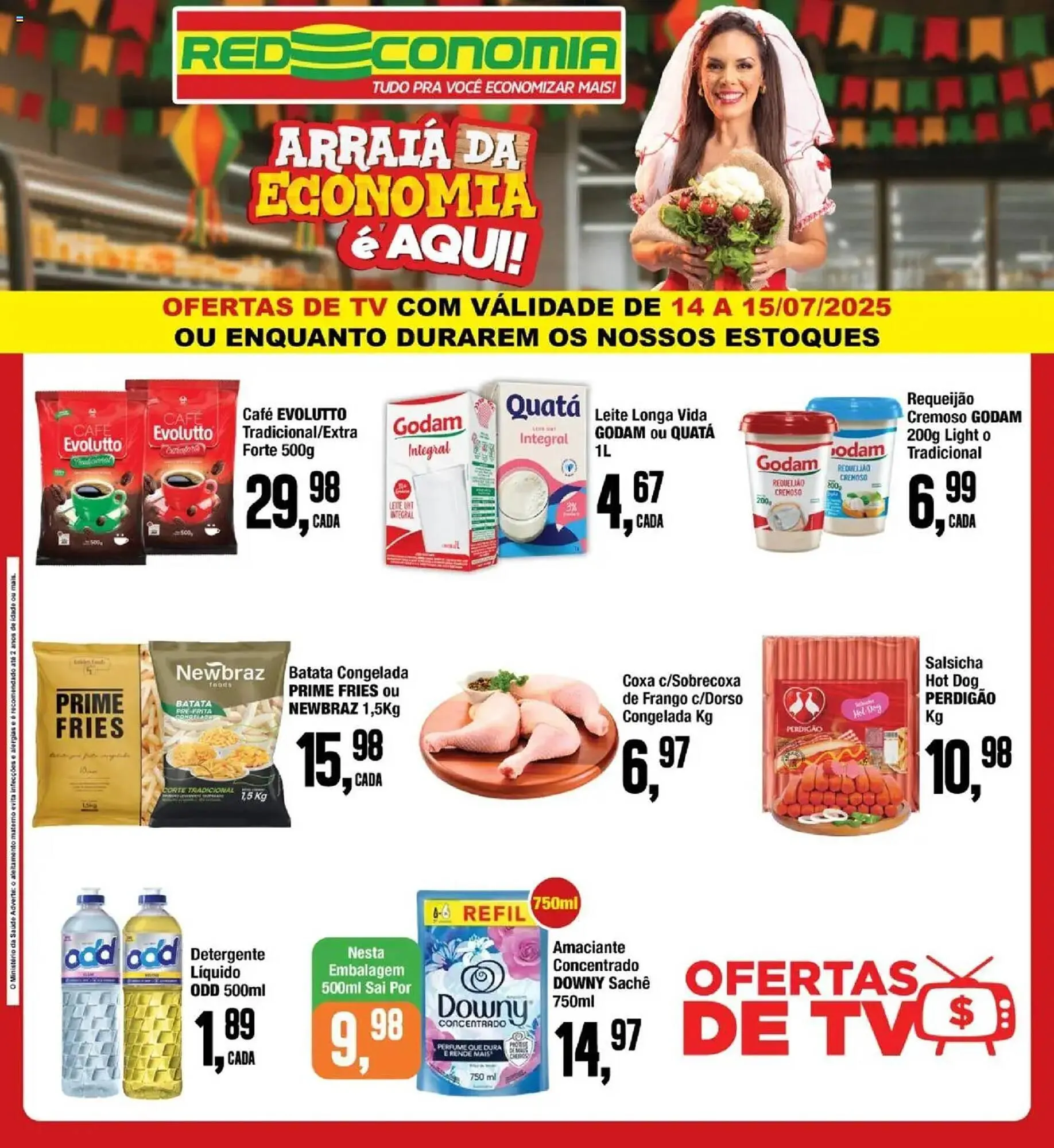 Encarte de Catálogo Redeconomia 14 de julho até 15 de julho 2025 - Pagina 1
