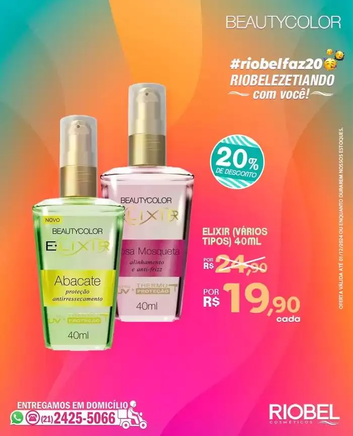Encarte de Ofertas Rio Bel Cosméticos 19 de novembro até 1 de dezembro 2024 - Pagina 1