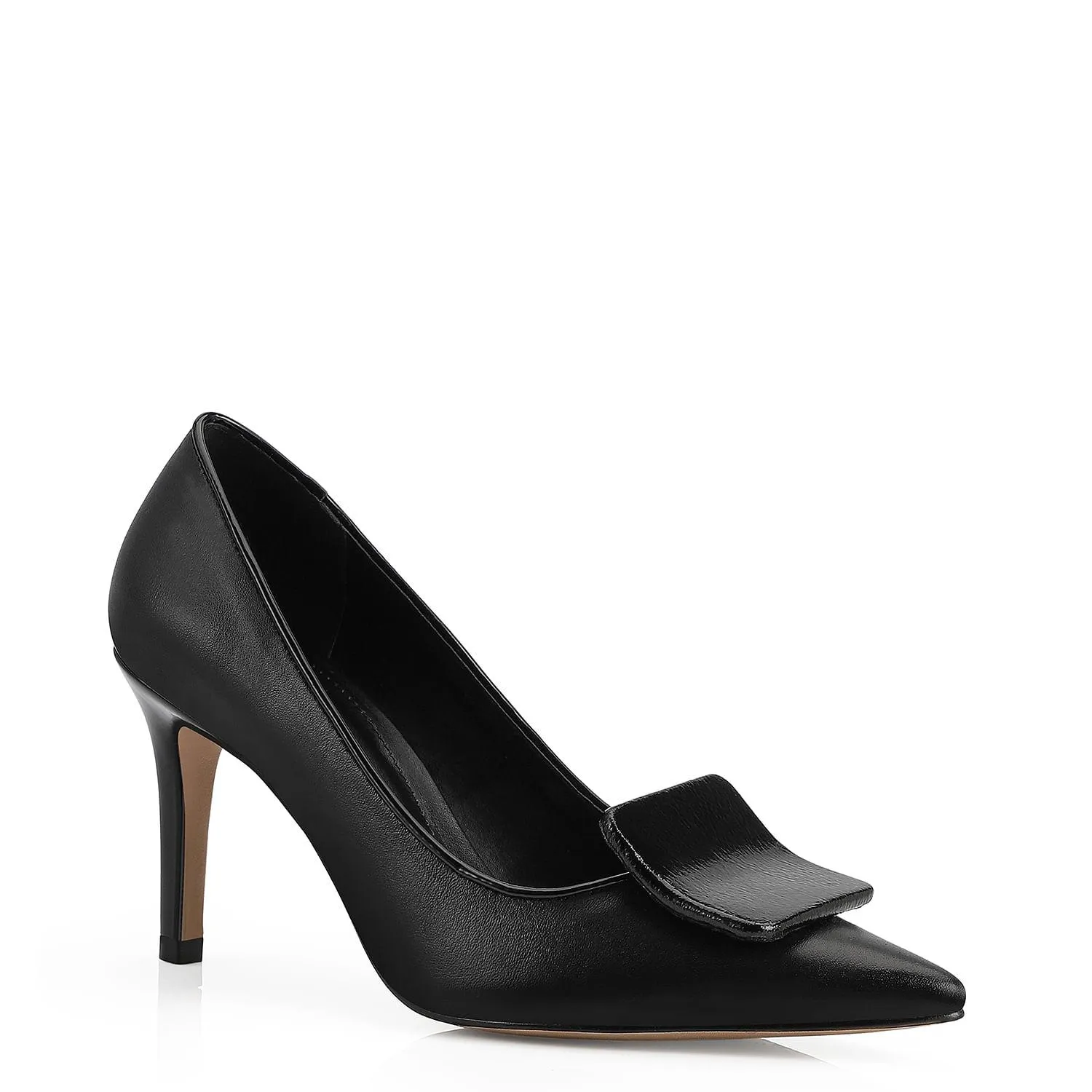 Scarpin Couro Preto