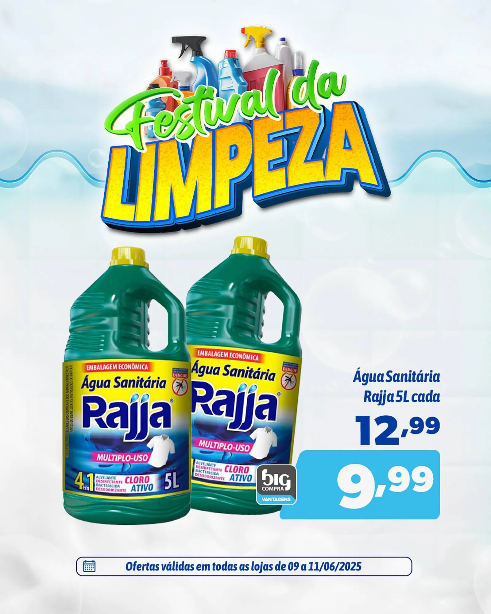 Encarte de Catálogo Supermercados Big Compra 9 de junho até 11 de junho 2025 - Pagina 3
