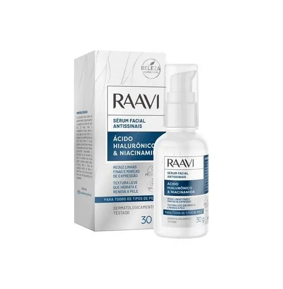 Sérum Facial Raavi Antissinais Ácido Hialurônico 30gr