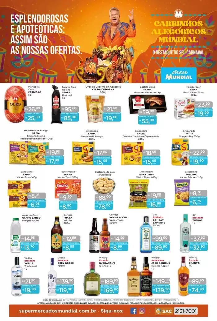 Encarte de Ofertas Supermercados Mundial 31 de janeiro até 13 de fevereiro 2025 - Pagina 1