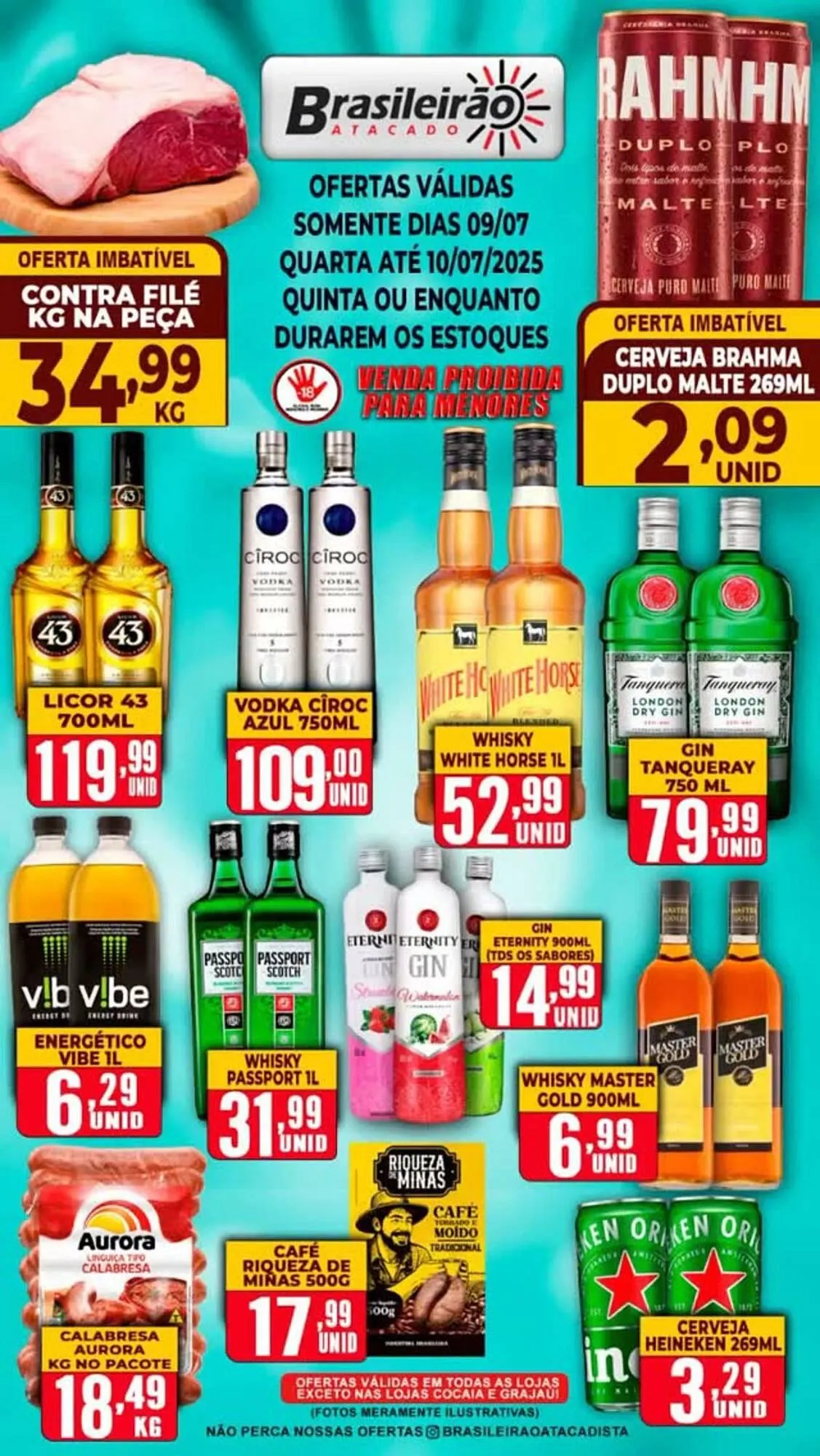 Encarte de Catálogo Brasileirão Atacado 9 de julho até 10 de julho 2025 - Pagina 1