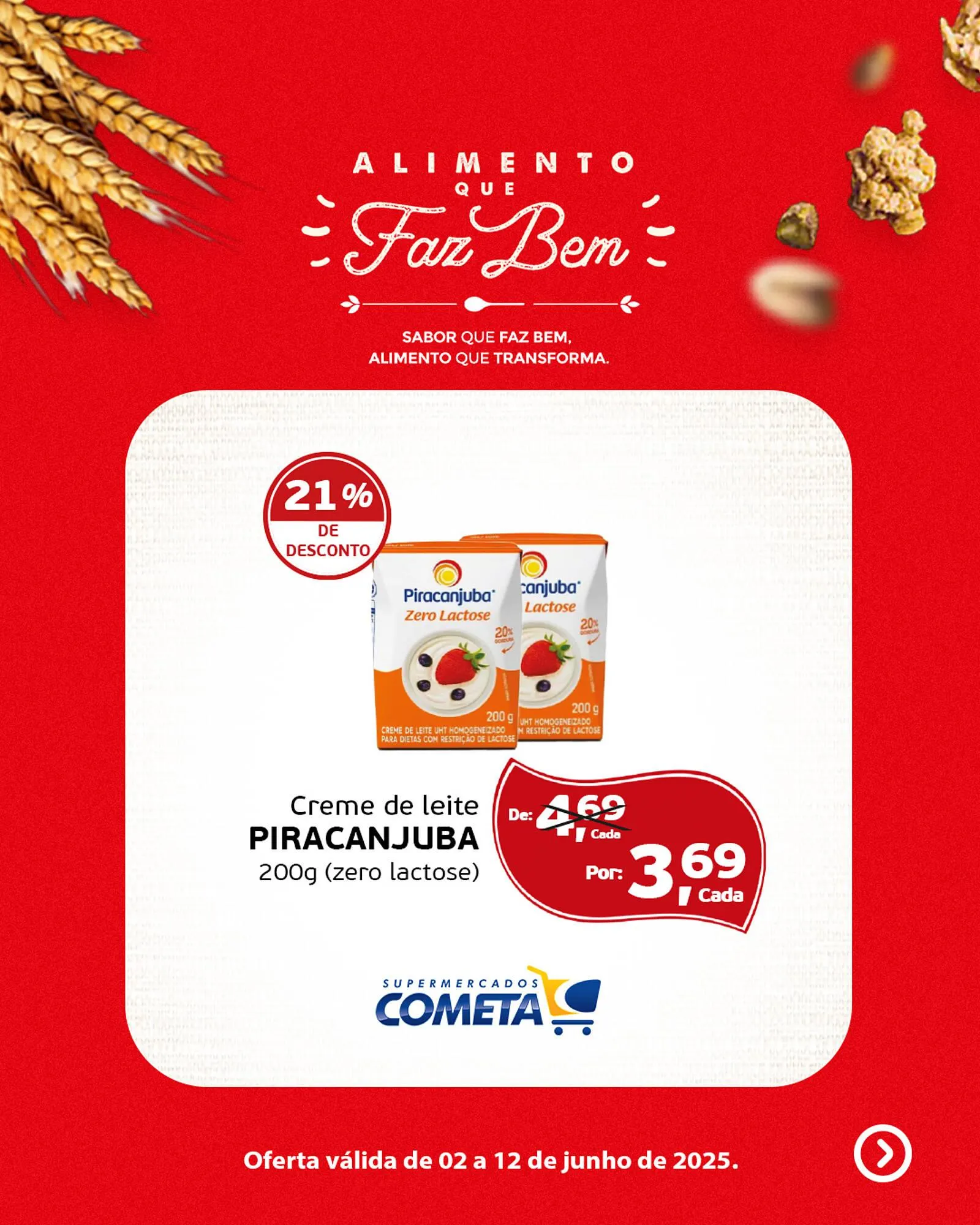 Encarte de Catálogo Cometa Supermercados 3 de junho até 12 de junho 2025 - Pagina 4
