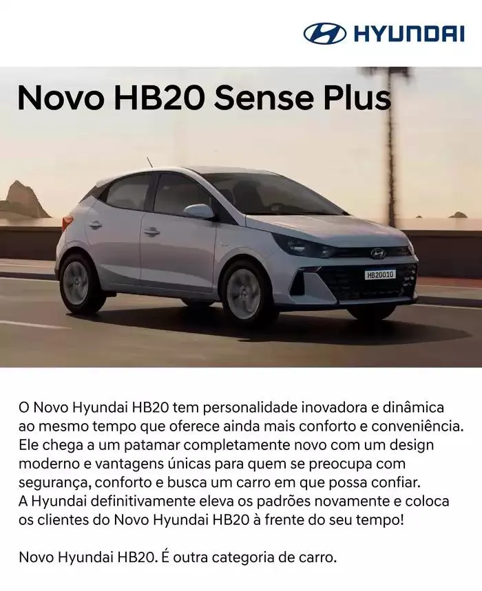 Encarte de Catalogo Hyundai HB20 5 de novembro até 4 de janeiro 2025 - Pagina 1