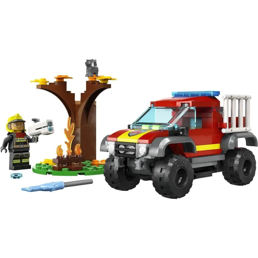 City - Caminhão de Bombeiros 4x4 Resgate