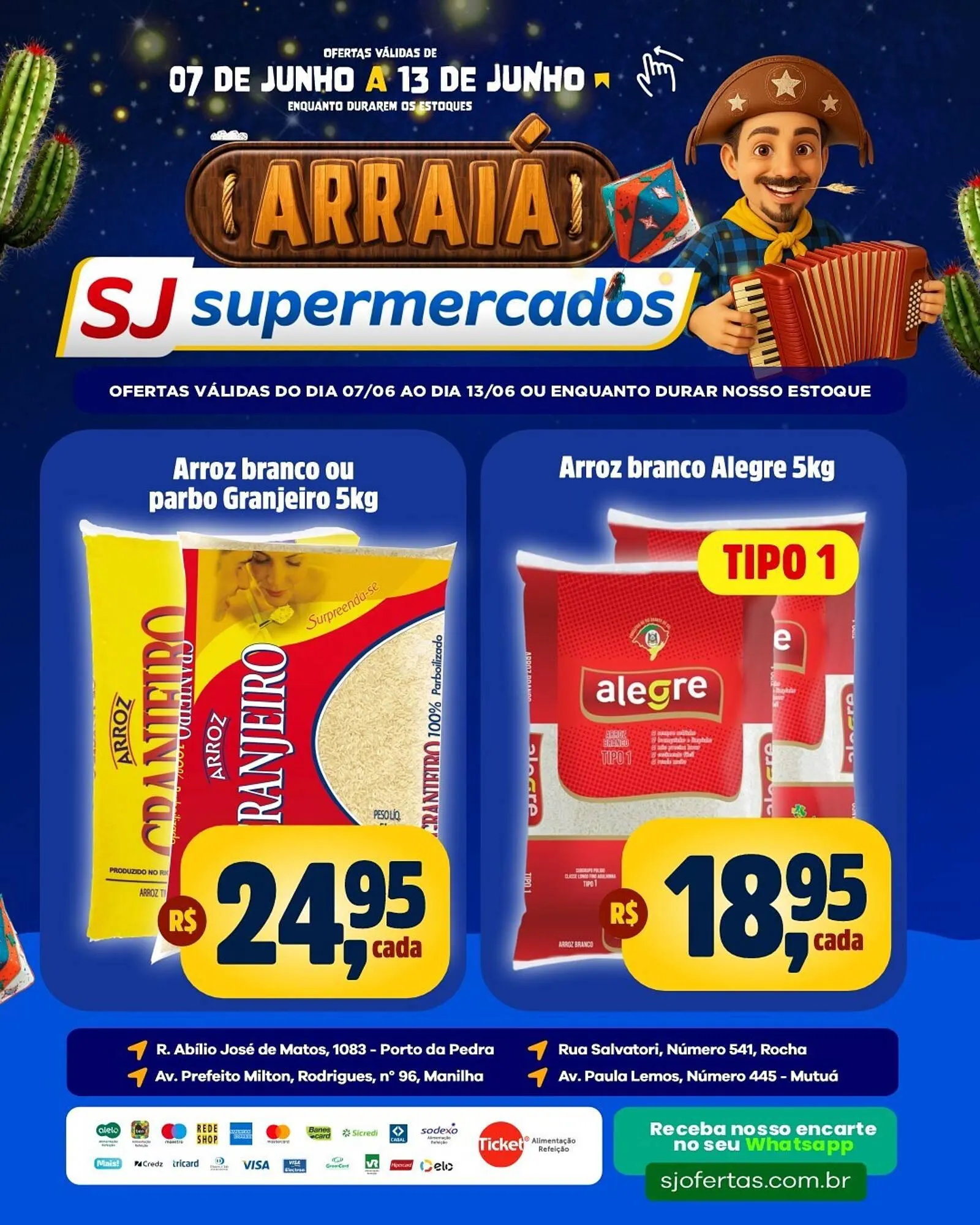 Encarte de Catálogo Sj Supermercados 7 de junho até 13 de junho 2025 - Pagina 4