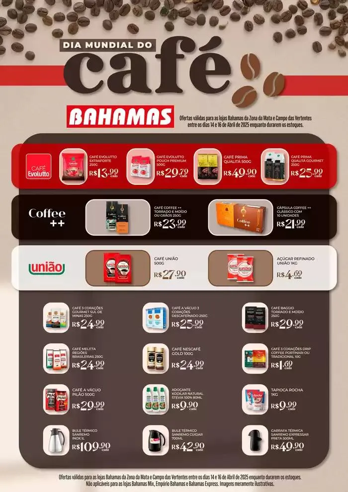 Encarte de Dia Mundial Do Café 15 de abril até 16 de abril 2025 - Pagina 1