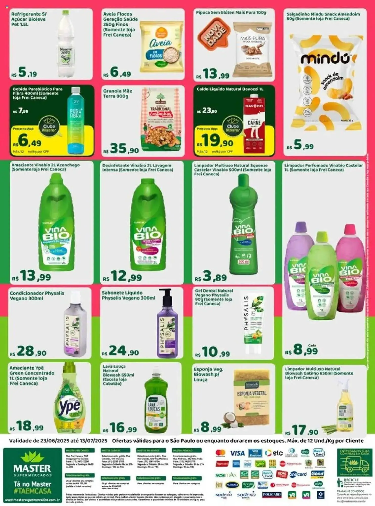 Encarte de Catálogo Master Supermercados 23 de junho até 14 de julho 2025 - Pagina 4