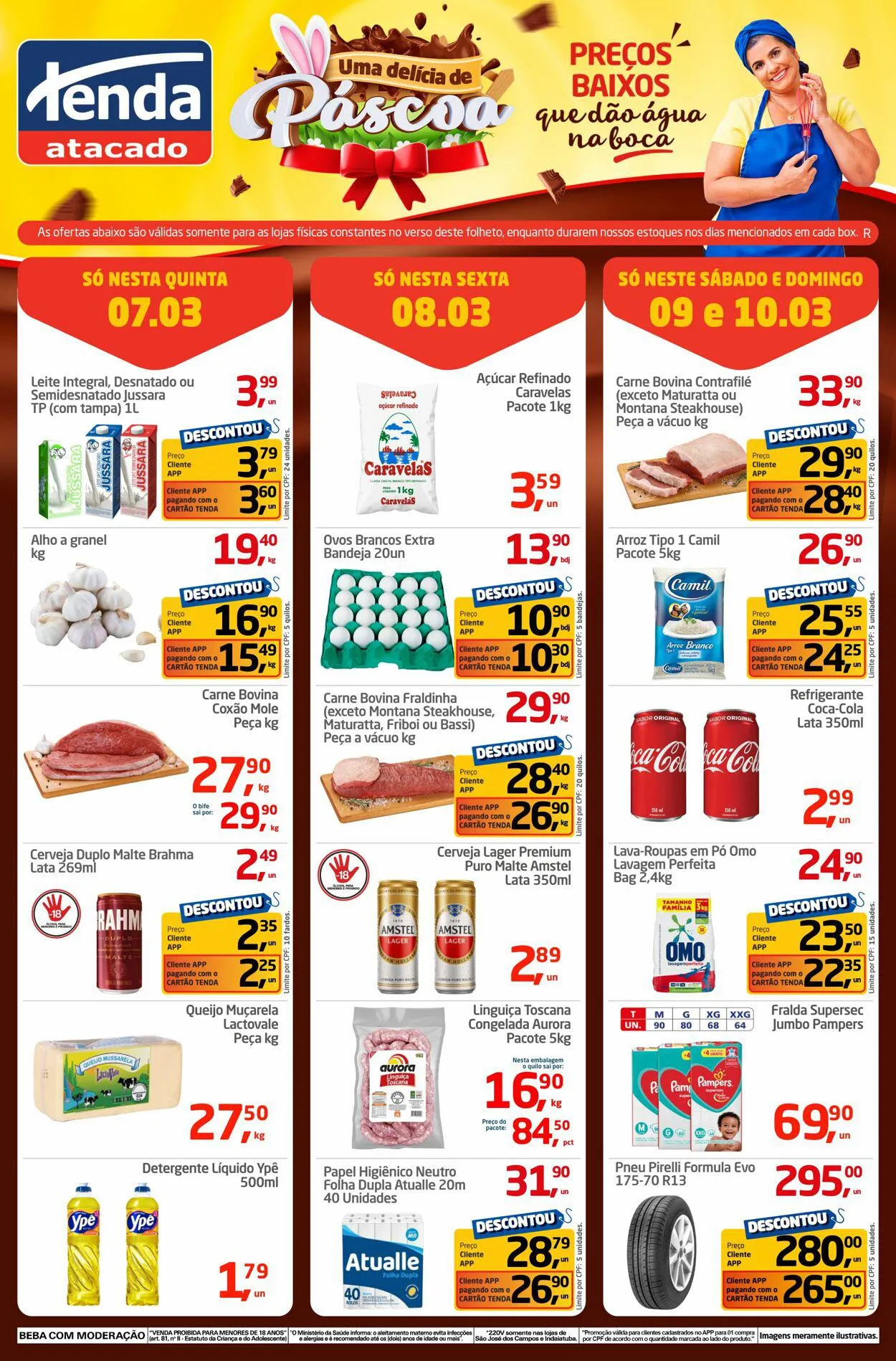 Encarte de Tenda Atacado - Jacareí 7 de março até 10 de março 2024 - Pagina 1