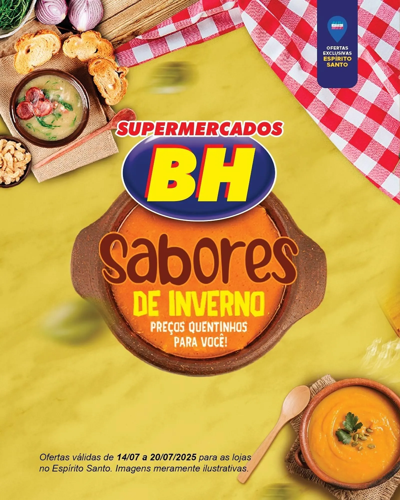 Encarte de Catálogo Supermercados BH 14 de julho até 20 de julho 2025 - Pagina 1