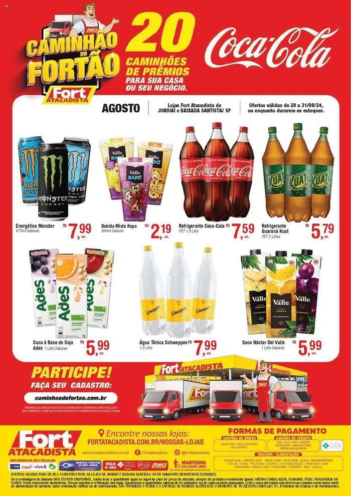 Encarte de Caminhão Do Fortão 28 de agosto até 31 de agosto 2024 - Pagina 1
