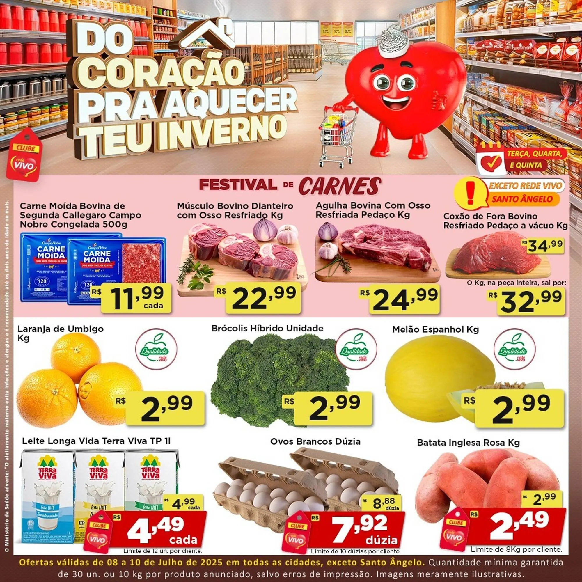 Encarte de Catálogo Rede Vivo 8 de julho até 10 de julho 2025 - Pagina 1