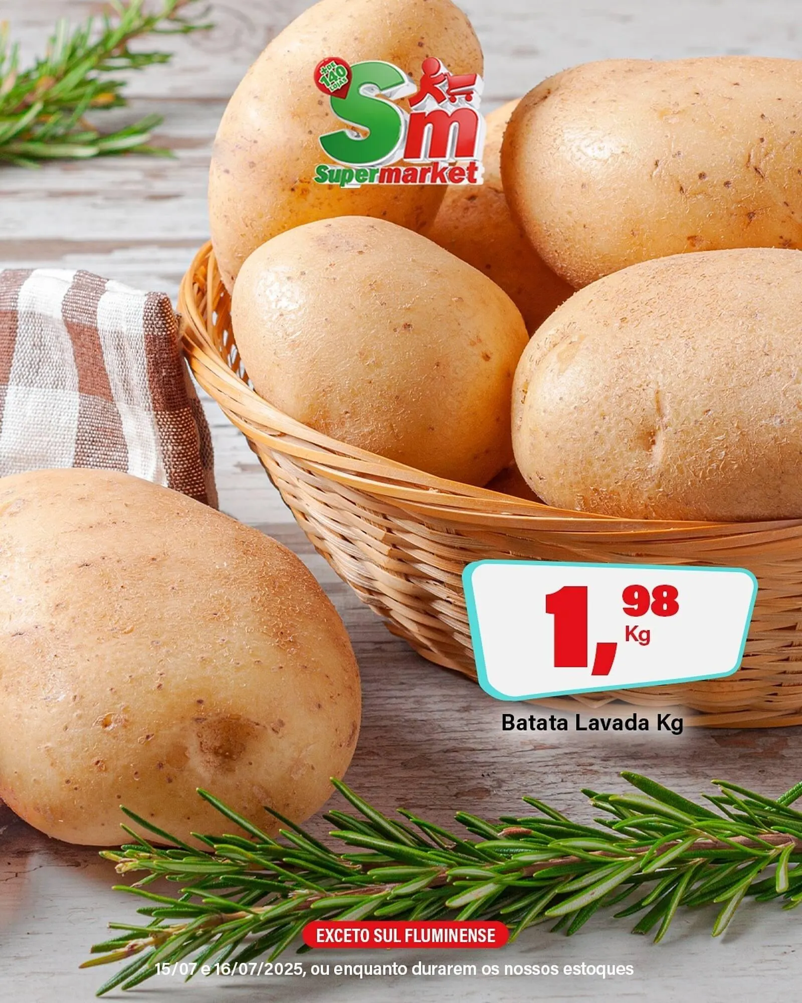 Encarte de Catálogo Rede Supermarket 15 de julho até 16 de julho 2025 - Pagina 1