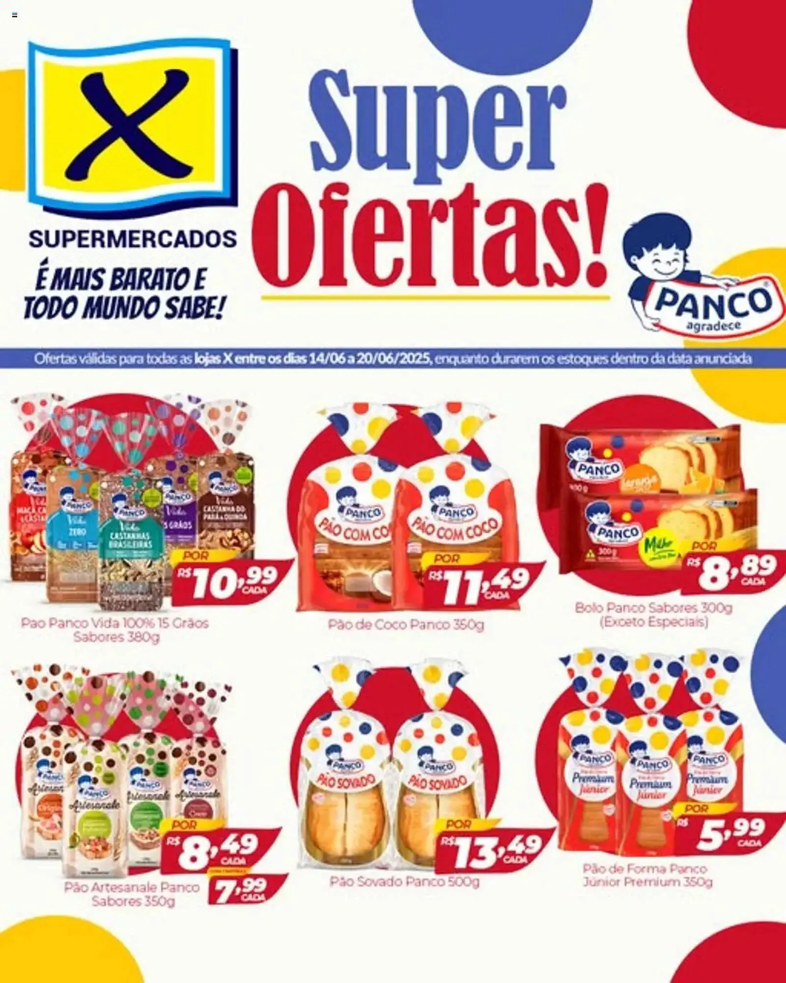 Encarte de Catálogo X Supermercados 14 de junho até 21 de junho 2025 - Pagina 1