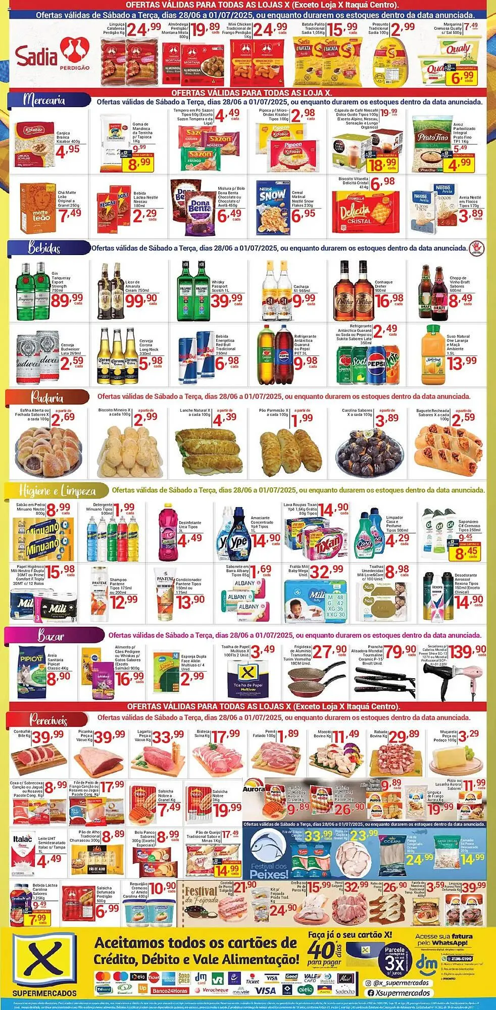 Encarte de Catálogo X Supermercados 28 de junho até 29 de junho 2025 - Pagina 2