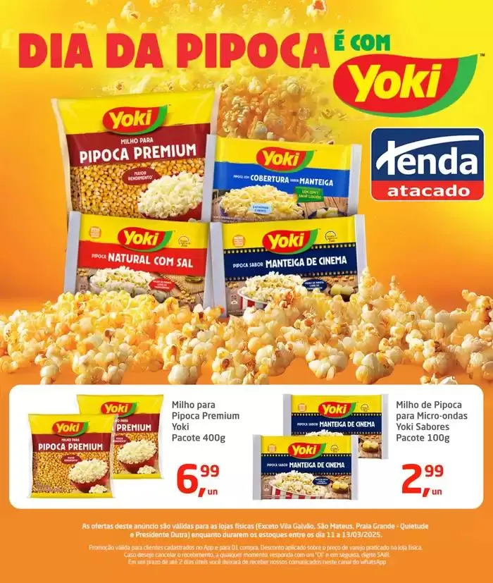 Encarte de PALOMITAS DÍA 11 al 13/03 11 de março até 13 de março 2025 - Pagina 1