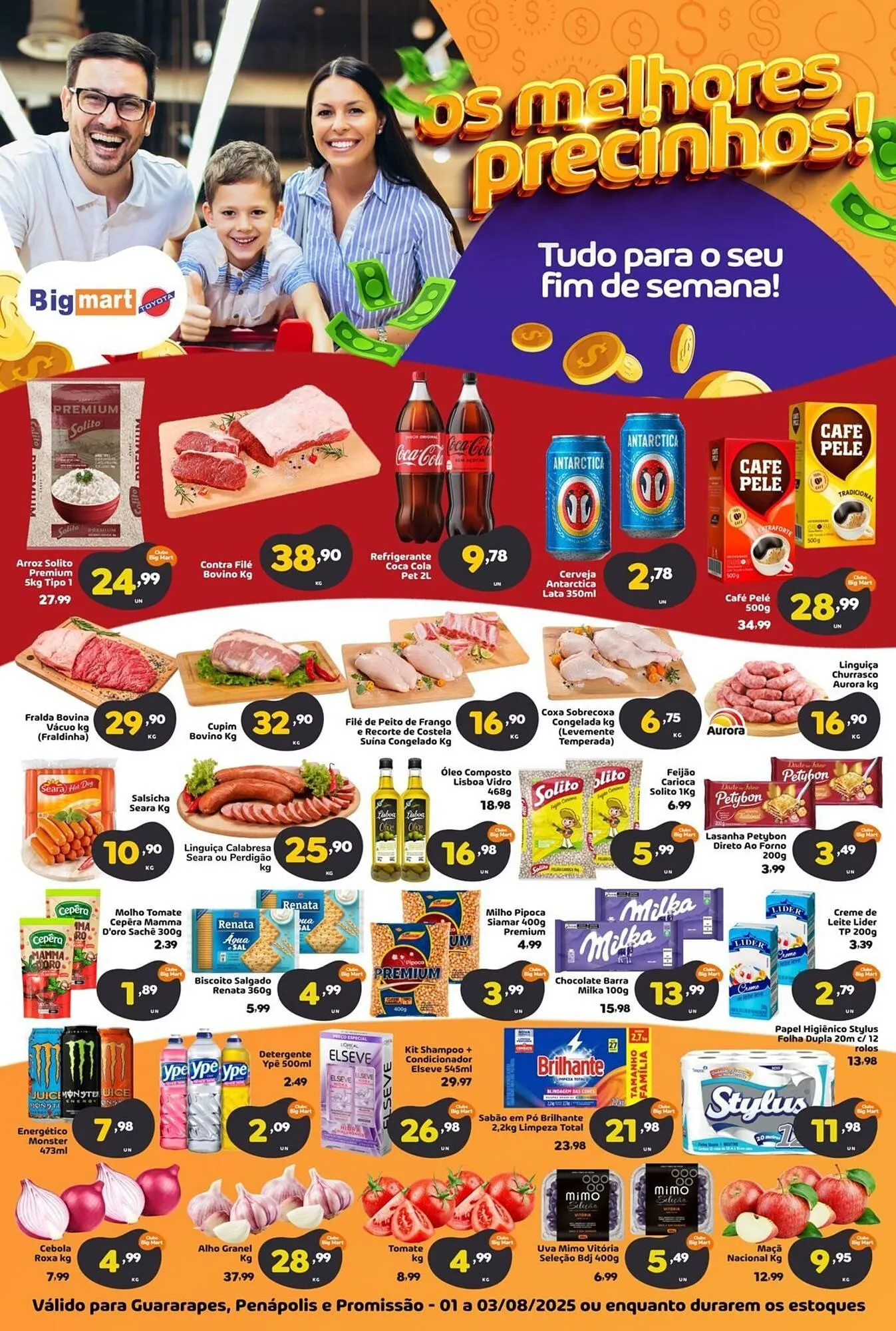 Encarte de Catálogo Bigmart 1 de agosto até 3 de agosto 2025 - Pagina 1