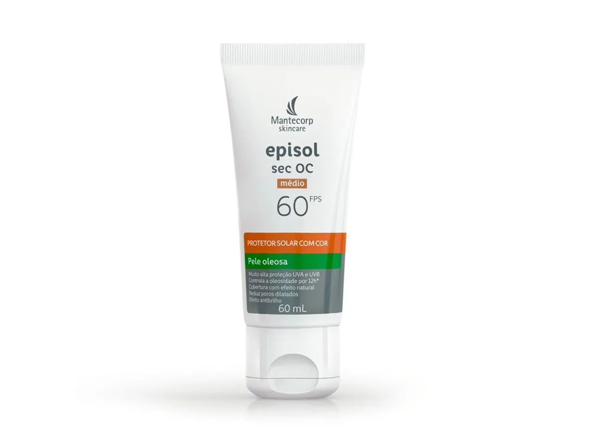 Protetor Solar Episol Sec Oc FPS60 Médio 60ml