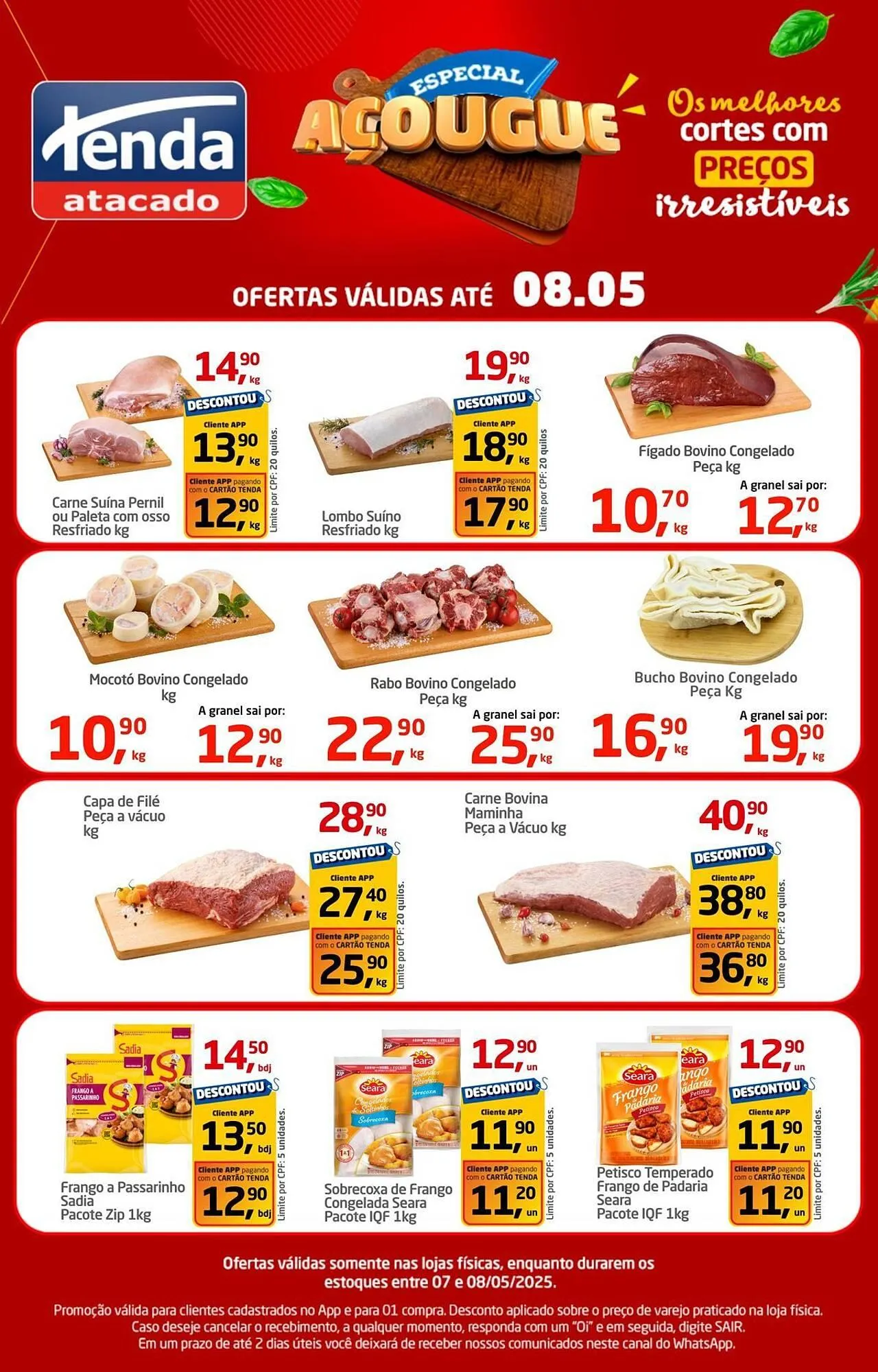 Encarte de Catálogo Tenda Atacado 7 de maio até 11 de maio 2025 - Pagina 1