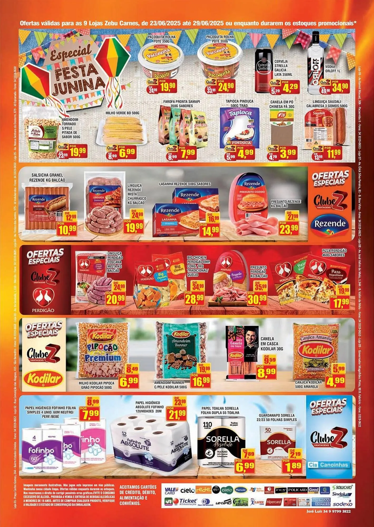 Encarte de Catálogo Zebu Carnes Supermercados 23 de junho até 29 de junho 2025 - Pagina 2