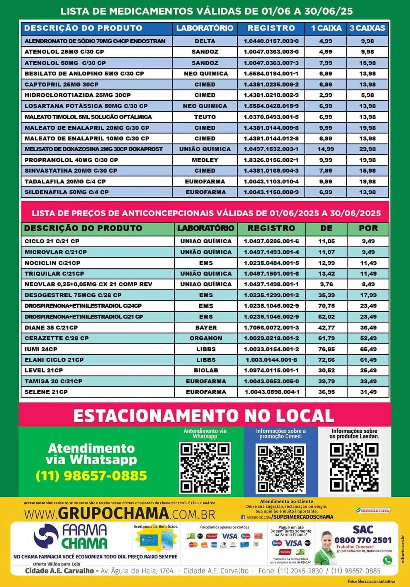Encarte de Catálogo Chama Supermercados 25 de junho até 30 de junho 2025 - Pagina 2