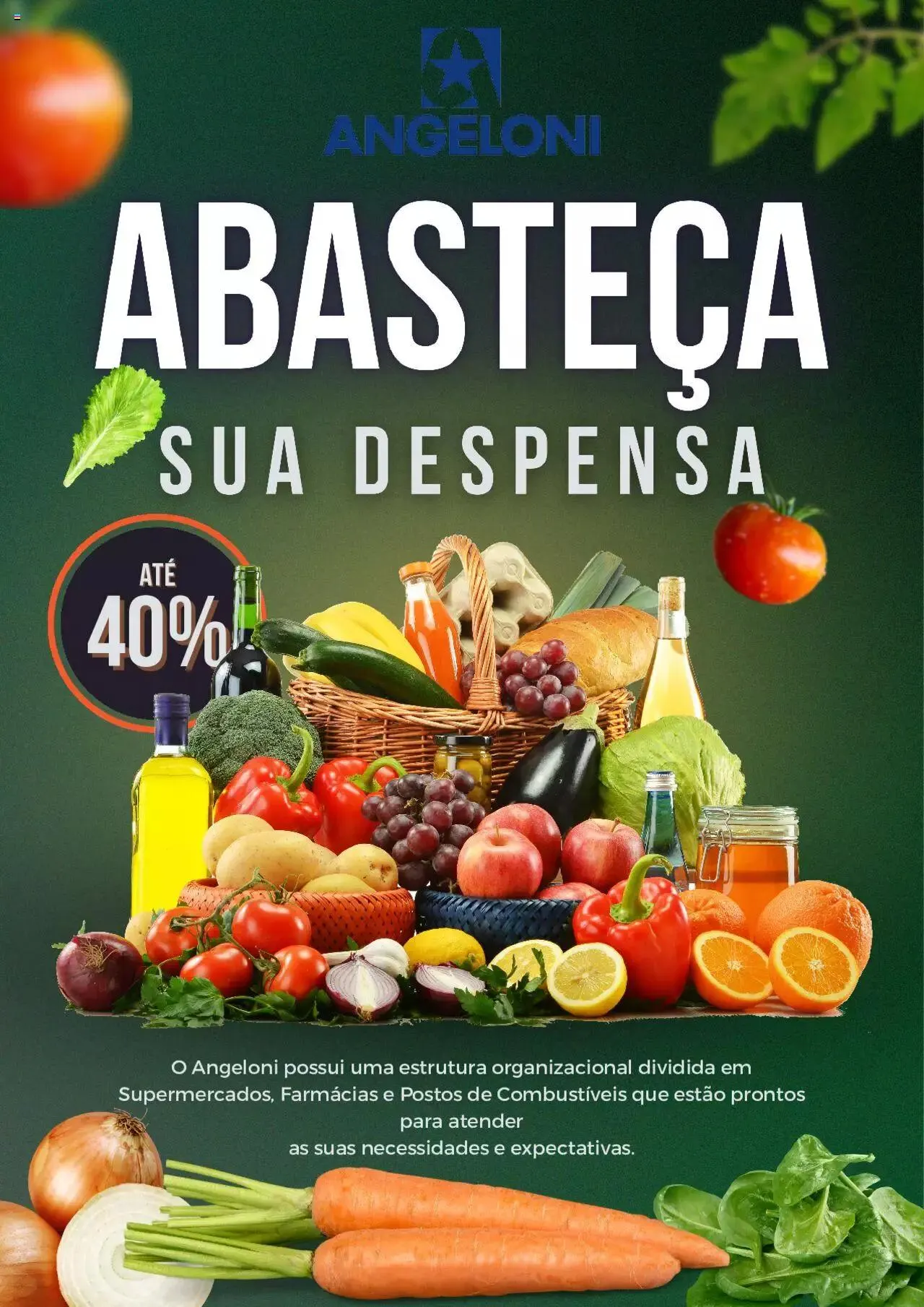 Encarte de Angeloni - Ofertas da semana 4 de abril até 31 de dezembro 2024 - Pagina 1