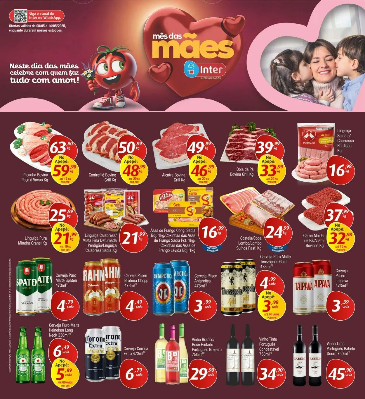 Encarte de Inter Supermercados 5 de maio até 14 de maio 2025 - Pagina 1
