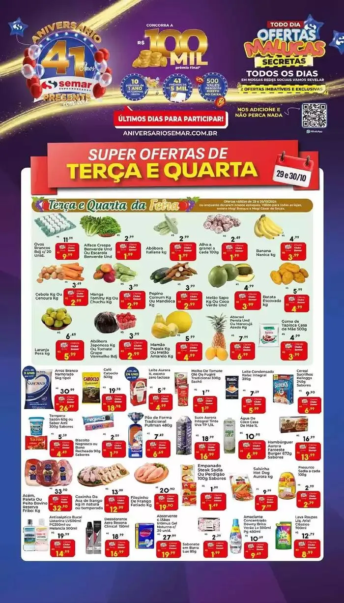 Encarte de Ofertas exclusivas e pechinchas 29 de outubro até 3 de novembro 2024 - Pagina 1