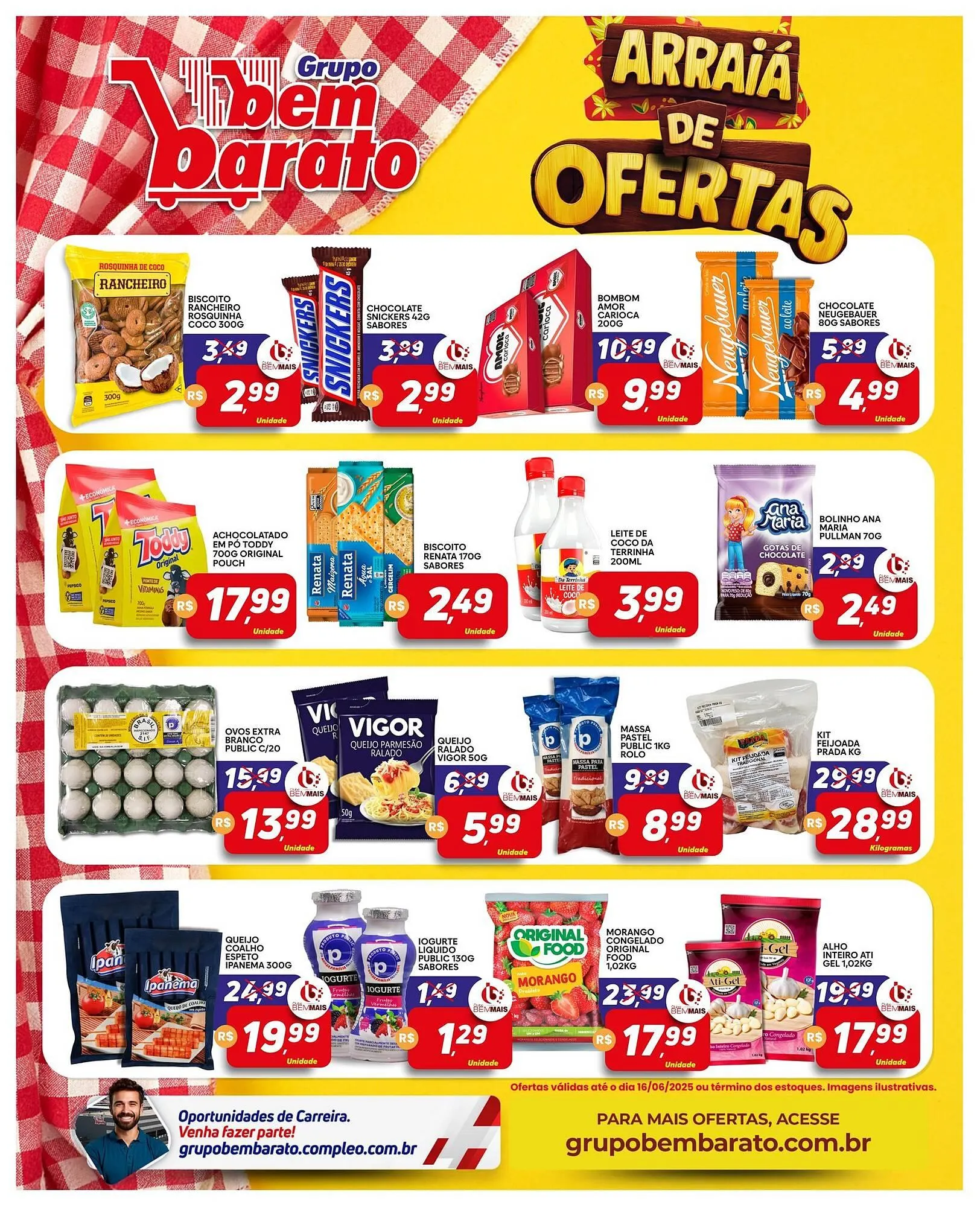 Encarte de Catálogo Supermercado Bem Barato 10 de junho até 16 de junho 2025 - Pagina 3