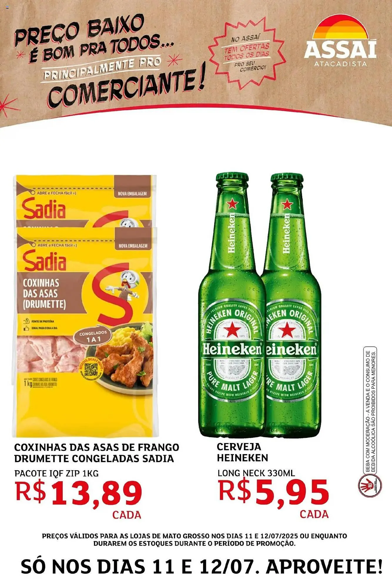 Encarte de Catálogo Assaí Atacadista 11 de julho até 12 de julho 2025 - Pagina 1