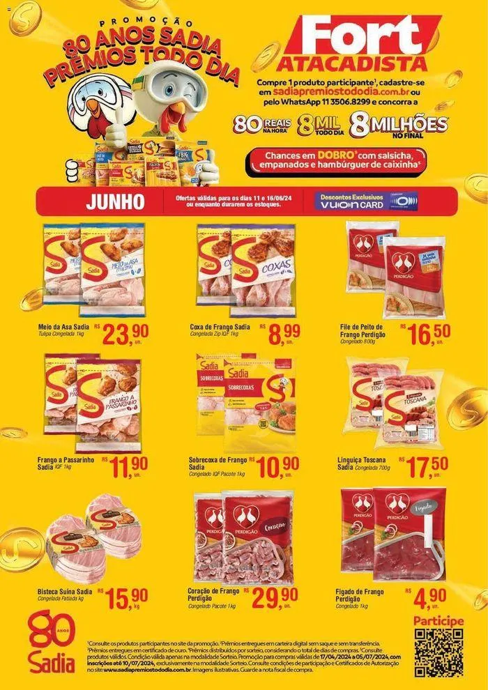 Encarte de Ofertas Fort Atacadista 11 de junho até 16 de junho 2024 - Pagina 1
