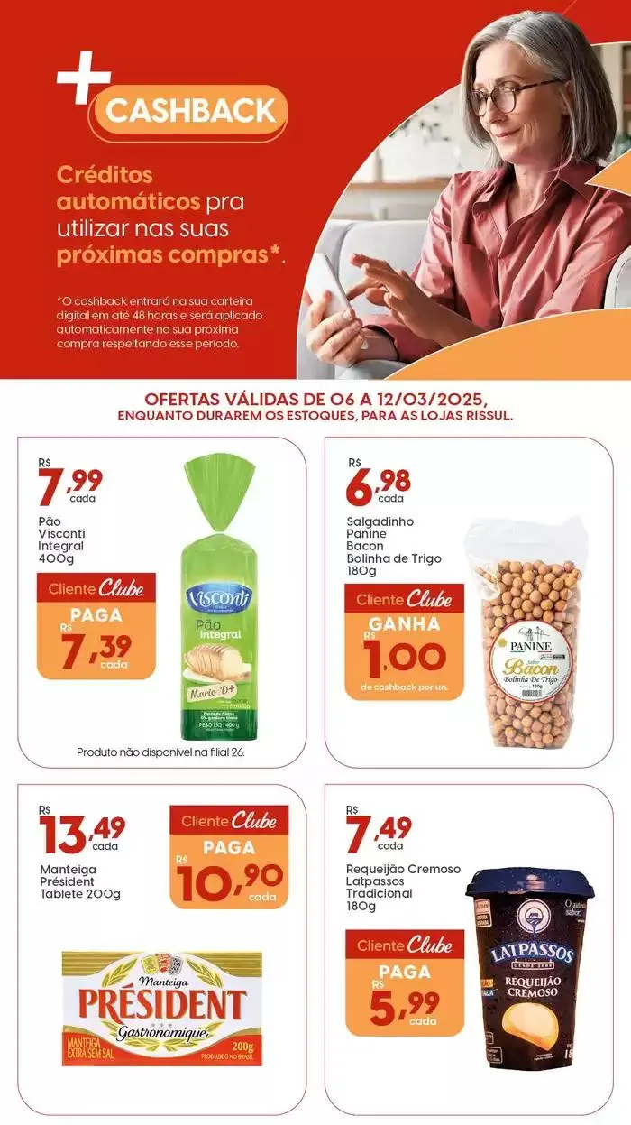 Encarte de Aproveite as ofertas exclusivas Rissul  6 de março até 12 de março 2025 - Pagina 3