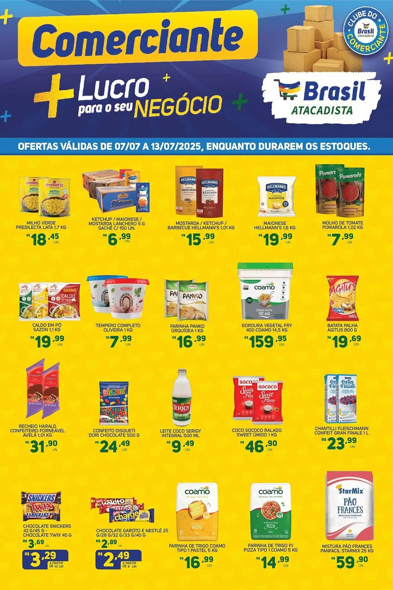 Encarte de Catálogo Brasil Atacadista 8 de julho até 13 de julho 2025 - Pagina 1