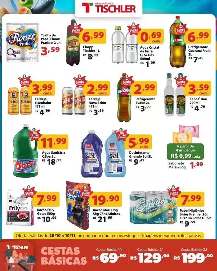 Encarte de Ofertas Supermercados Tischler 29 de outubro até 10 de novembro 2024 - Pagina 2