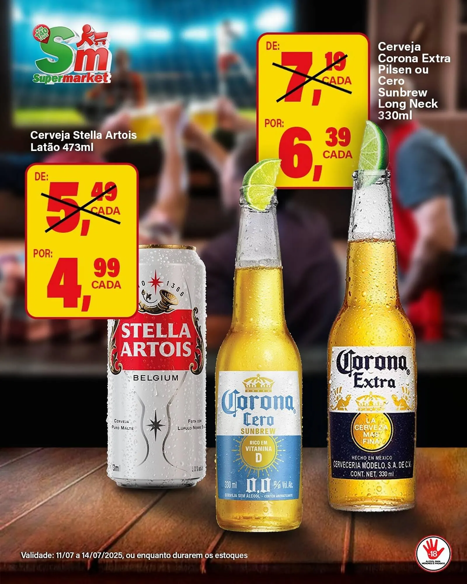 Encarte de Catálogo Rede Supermarket 11 de julho até 14 de julho 2025 - Pagina 1