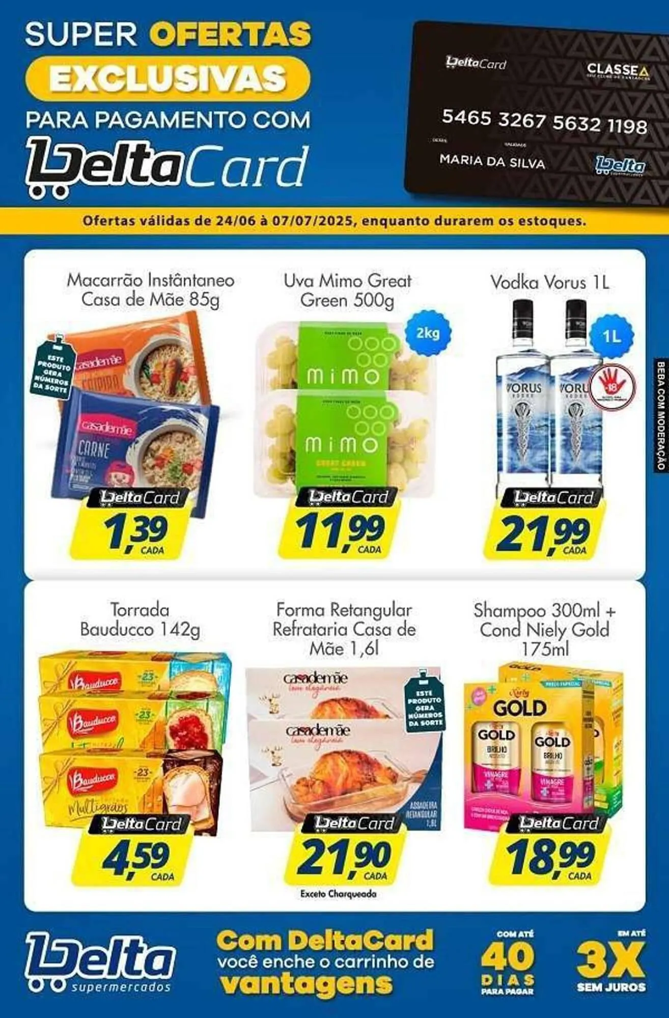 Encarte de Catálogo Delta Supermercados 24 de junho até 7 de julho 2025 - Pagina 2