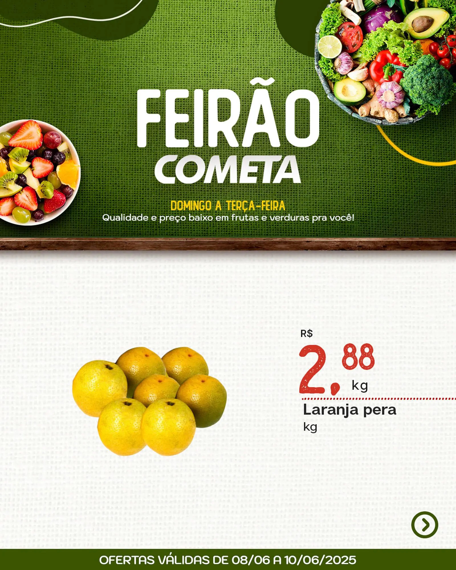 Encarte de Catálogo Cometa Supermercados 9 de junho até 10 de junho 2025 - Pagina 3